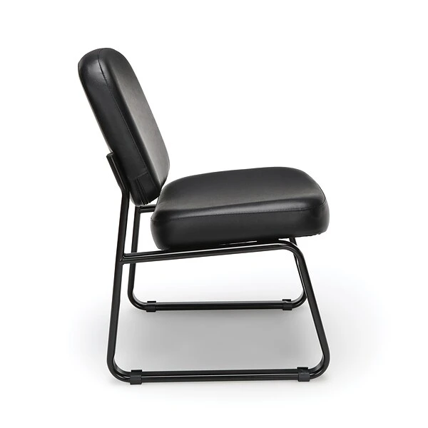 OFM Vinyl Reception Set, Armless, Black (405-VAM-606) - Image 3