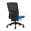 Union & Scale Workplace2.0™ Fabric Task Chair, Cobalt, Adjustable Lumbar, Armless, Synchro-Tilt W/ Seat Slide Control (53617)