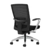 Union & Scale Workplace2.0™ Fabric Task Chair, Black, Adjustable Lumbar, Fixed Arms, Synchro-Tilt W/ Seat Slide Control (53670)