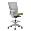 Union & Scale Workplace2.0™ Fabric Stool, Pear, Integrated Lumbar, Armless, Synchro-Tilt, Partial Assembly Required