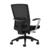 Union & Scale Workplace2.0™ Fabric Task Chair, Black, Adjustable Lumbar, Fixed Arms, Synchro-Tilt W/ Seat Slide Control (53678)