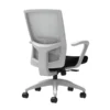 Union & Scale Workplace2.0™ Fabric Task Chair, Black, Adjustable Lumbar, Fixed Arms, Synchro-Tilt W/ Seat Slide Control (53525)