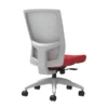 Union & Scale Workplace2.0™ Fabric Task Chair, Cherry, Integrated Lumbar, Armless, Synchro-Tilt W/ Seat Slide Control (53496)