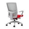 Union & Scale Workplace2.0™ Fabric Task Chair, Ruby Red, Integrated Lumbar, Fixed Arms, Synchro-Tilt With Seat Slide (53534)