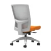 Union & Scale Workplace2.0™ Fabric Task Chair, Apricot, Integrated Lumbar, Armless, Synchro-Tilt W/ Seat Slide Control (53494)