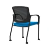 Union & Scale Workplace2.0™ Fabric Guest Chair, Cobalt, Integrated Lumbar, Fixed Arms, Stationary Seat Control (53705)