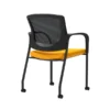 Union & Scale Workplace2.0™ Fabric Guest Chair, Goldenrod, Integrated Lumbar, Fixed Arms, Stationary Seat Control (53706)