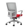 Union & Scale Workplace2.0™ Fabric Task Chair, Ruby Red, Adjustable Lumbar, Fixed Arms, Synchro-Tilt With Seat Slide (53533)