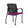 Union & Scale Workplace2.0™ Fabric Guest Chair, Amethyst, Integrated Lumbar, Fixed Arms, Stationary Seat Control (53702)