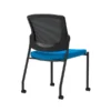 Union & Scale Workplace2.0™ Fabric Guest Chair, Cobalt, Integrated Lumbar, Armless, Stationary, Fully Assembled (53713)