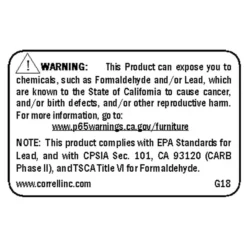 Correll Folding Chair Truck In Brown (C1972A)