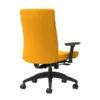 Union & Scale Workplace2.0™ Task Chair Upholstered 2D, Adjustable Arms, Goldenrod Fabric, Synchro Tilt (54141)