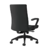 Union & Scale™ Workplace2.0™ Task Chair Upholstered, Fixed Arms, Black Vinyl Synchro Tilt (54156)