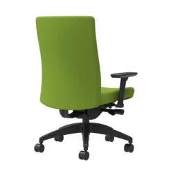 Union & Scale Workplace2.0™ Task Chair Upholstered 2D, Adjustable Arms, Pear Fabric, Synchro Tilt Seat Slide (54175)