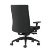 Union & Scale Workplace2.0™ Task Chair Upholstered 2D, Adjustable Arms, Black Vinyl Synchro Tilt Seat Slide (54178)