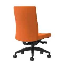 Union & Scale Workplace2.0™ Task Chair Upholstered, Armless, Apricot Fabric, Synchro Tilt Seat Slide (54193)