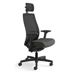 HON Endorse Fabric/Mesh Mid-Back Task Chair With Headrest, Starry Night, All-Adjustable Arms (HONLWM3VOP11HR)