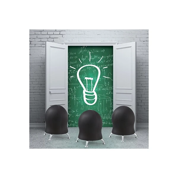 Safco Zenergy Polyester Task Chair, Black (BT508BK)