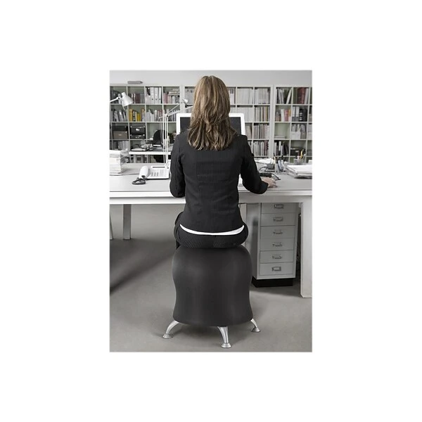 Safco Zenergy Polyester Task Chair, Black (BT508BK) - Image 2
