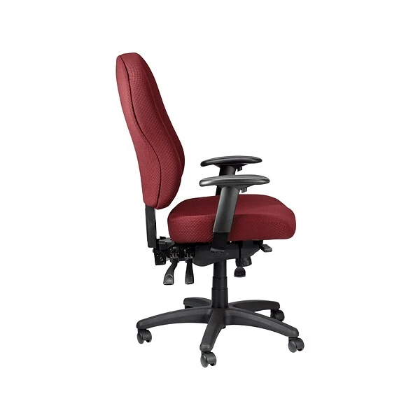Tempur-Pedic TP4000 Fabric Task Chair, Burgundy (TP4000-BURG) - Image 4
