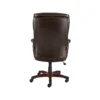 Quill Brand® Westcliffe Bonded Leather Computer And Desk Chair, Brown (50219R-CC)