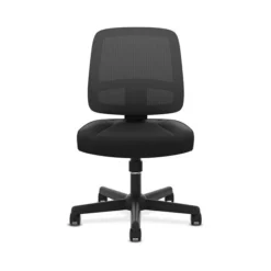 HON ValuTask Mesh Back Task Chair, Center-Tilt, Black (BSXVL205MM10T)