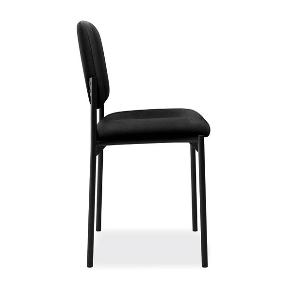 HON Scatter Fabric Stacking Guest Chair, Black (BSXVL606VA10) - Image 2