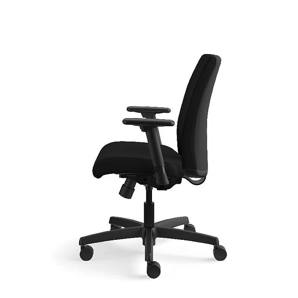 HON Ignition Fabric Task Chair, Black (HONIT105CU10) - Image 8