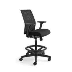 HON Ignition 2.0 Low-Back Ilira-Stretch Mesh Task Stool, Ilira-Stretch Mesh Back (HONI2S1AMLC10T)