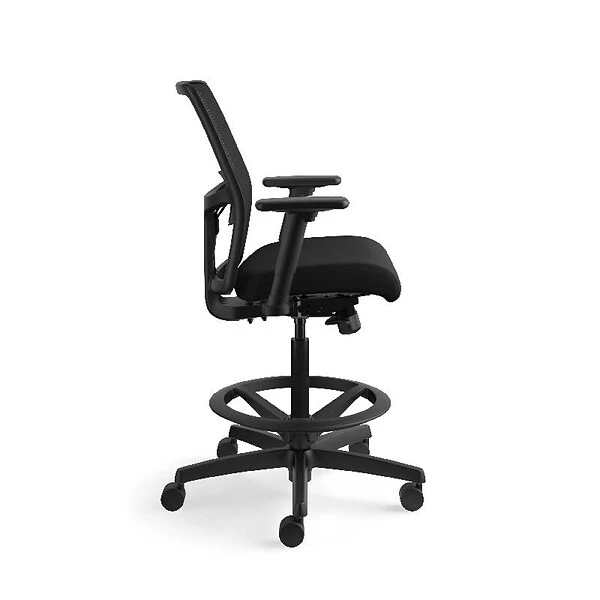 HON Ignition 2.0 Low-Back Ilira-Stretch Mesh Task Stool, Ilira-Stretch Mesh Back (HONI2S1AMLC10T) - Image 2