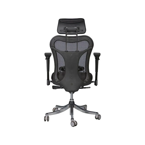 MooreCo Ergo Mesh Back Fabric Executive Chair, Black (34434) - Image 2