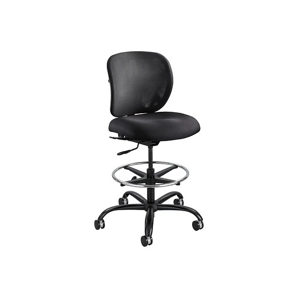 Safco Vue Nylon Mesh Back Computer And Desk Stool Black (3394BL)