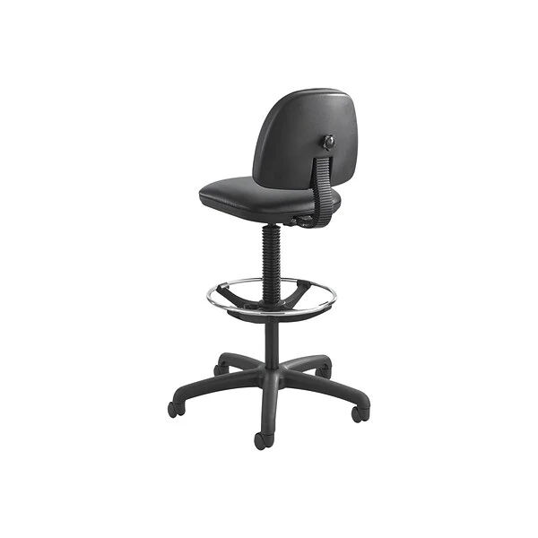 Safco Precision Vinyl Drafting Chair, Black (3406BL) - Image 2