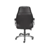 Quill Brand® Torrent Bonded Leather Manager Chair, Glossy Black (51283/20224)