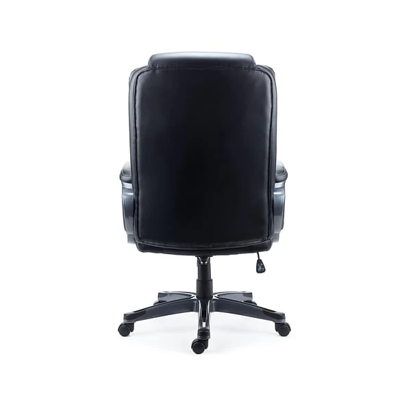 Quill Brand® Mcallum Bonded Leather Manager Chair, Black (51473) - Image 2