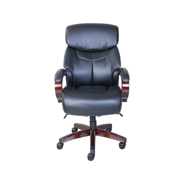 La-Z-Boy Bradley Bonded Leather Executive Chair, Black (46089-CC)