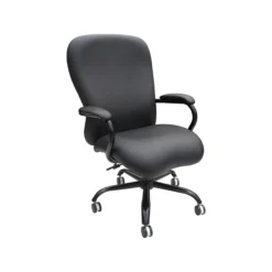 Boss Office Products CaressoftPlus Executive Big & Tall Chair, Black (B990-CP)