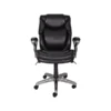 Serta AIR Bonded Leather Executive Chair, Black (CHR200100)
