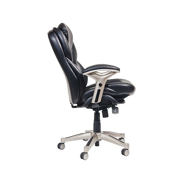 Serta Back In Motion Leather Executive Chair, Black (CHR200006) - Image 2