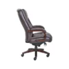 La-Z-Boy Winston Ergonomic Faux Leather Executive Big & Tall Chair, 400 Lb. Capacity, Brown (44763)