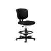 HON Volt SofThread Leather Computer And Desk Stool, Black (HON5705SB11T)