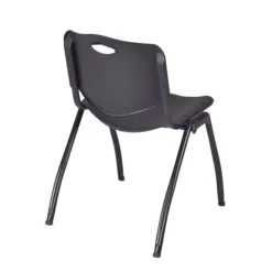 Regency 'M' Plastic Stack Chair, Black (4700BK)