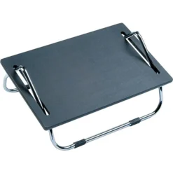 Safco Ergo-Comfort Footrests, Black/Silver (2106)