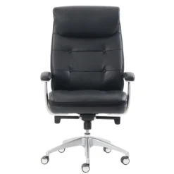 Beautyrest Royo Big & Tall Bonded Leather Executive Chair, Black (60003)