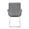 Boss CaressoftPlus Vinyl Guest Chair, Gray (B9479-GY)