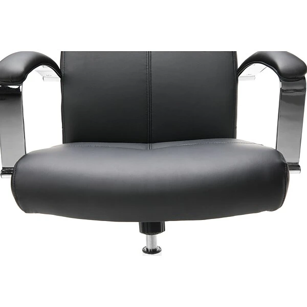 OFM Essentials SofThread Leather Conference Chair, Black (E1003) - Image 6
