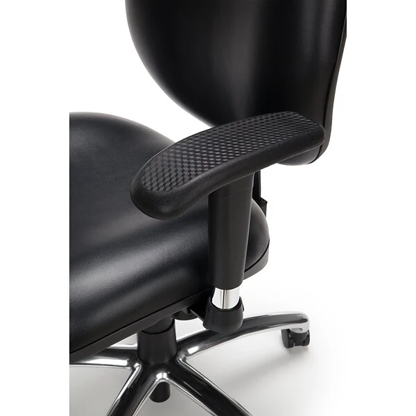 OFM Hi-Back Ergonomic Metal Computer & Desk Big & Tall Chair, 400 Lb. Capacity, Black (247-VAM-606) - Image 6