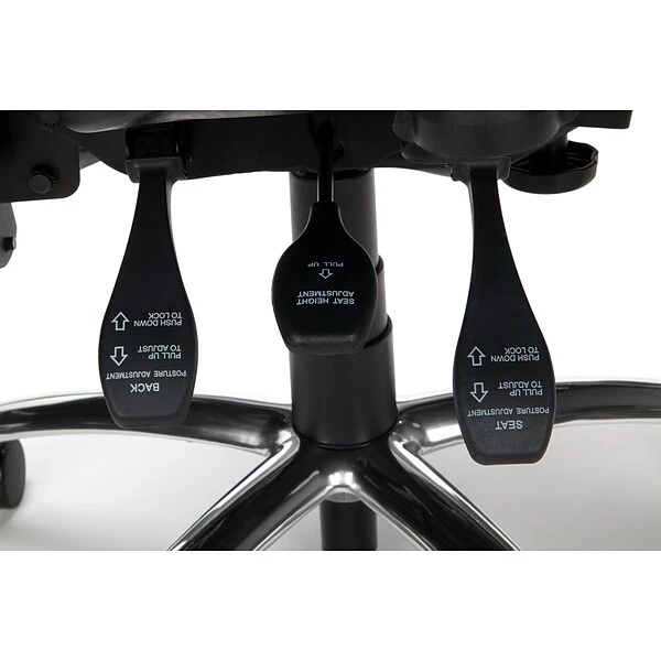 OFM Hi-Back Ergonomic Metal Computer & Desk Big & Tall Chair, 400 Lb. Capacity, Black (247-VAM-606) - Image 7