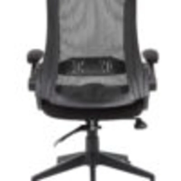 Boss Mesh Flip Arm Chair, Black (B6776-BK) - Image 4