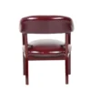Boss Ivy League Vinyl Executive Captain’s Chair, Burgundy (B9540-BY)
